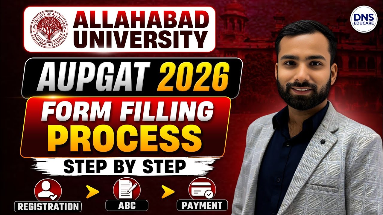 Allahabad University AUPGAT 2026 Form Kaise Bhare? Step by Step Process | AU PG 2026 Form Filling