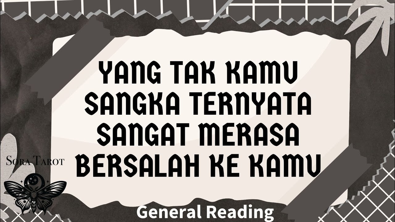 TERNYATA SANGAT MERASA BERSALAH KE KAMU