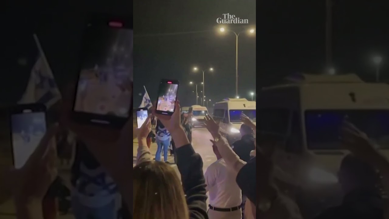 Israelis cheer as hostages return from captivity in Gaza