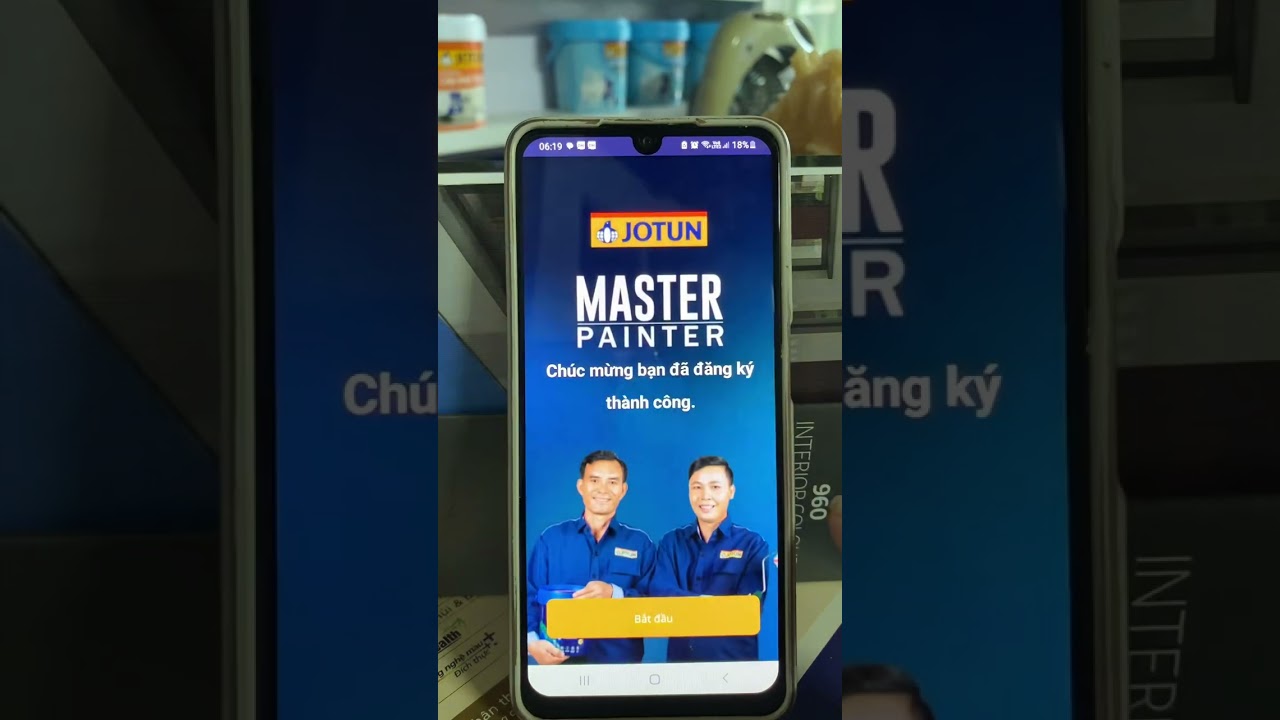 Cài đặt Jotun Master Painter tích điểm đổi tiền hãng JOTUN - Đại Lý Cấp 1 Jotun Liên Anh 0865949486