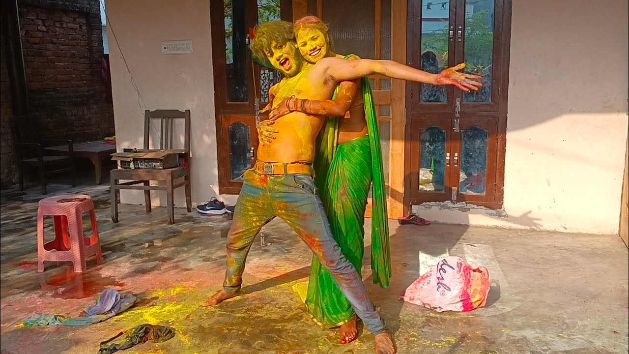 रंग लगाने का कैंटिशन Happy Holi 💕 @RKRajaniKaushal