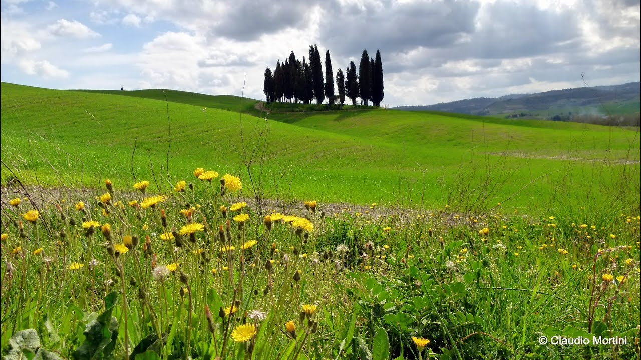 La VAL D'ORCIA vista da PIENZA - Tuscany - Full HD