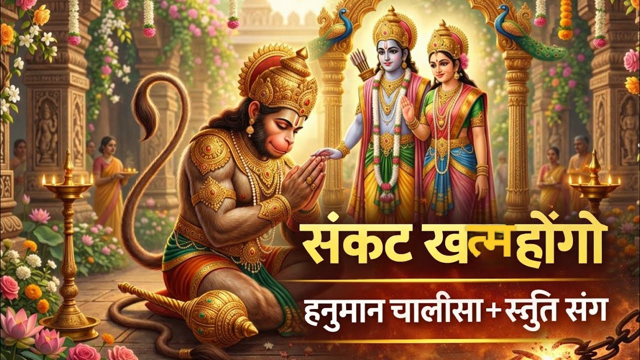 👉🏻 Bajrangbali kare sabhi sankat or shani ka prakop dur🙏🏻|| hanuman chalisa our stuti ka sangam | 