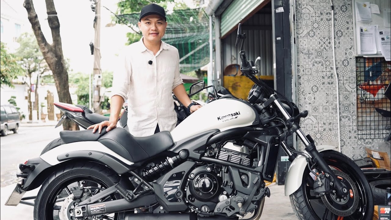 Kawasaki vulcan siêu cọp chưa hết rodai 800km| thu mua xe củ tại nhà