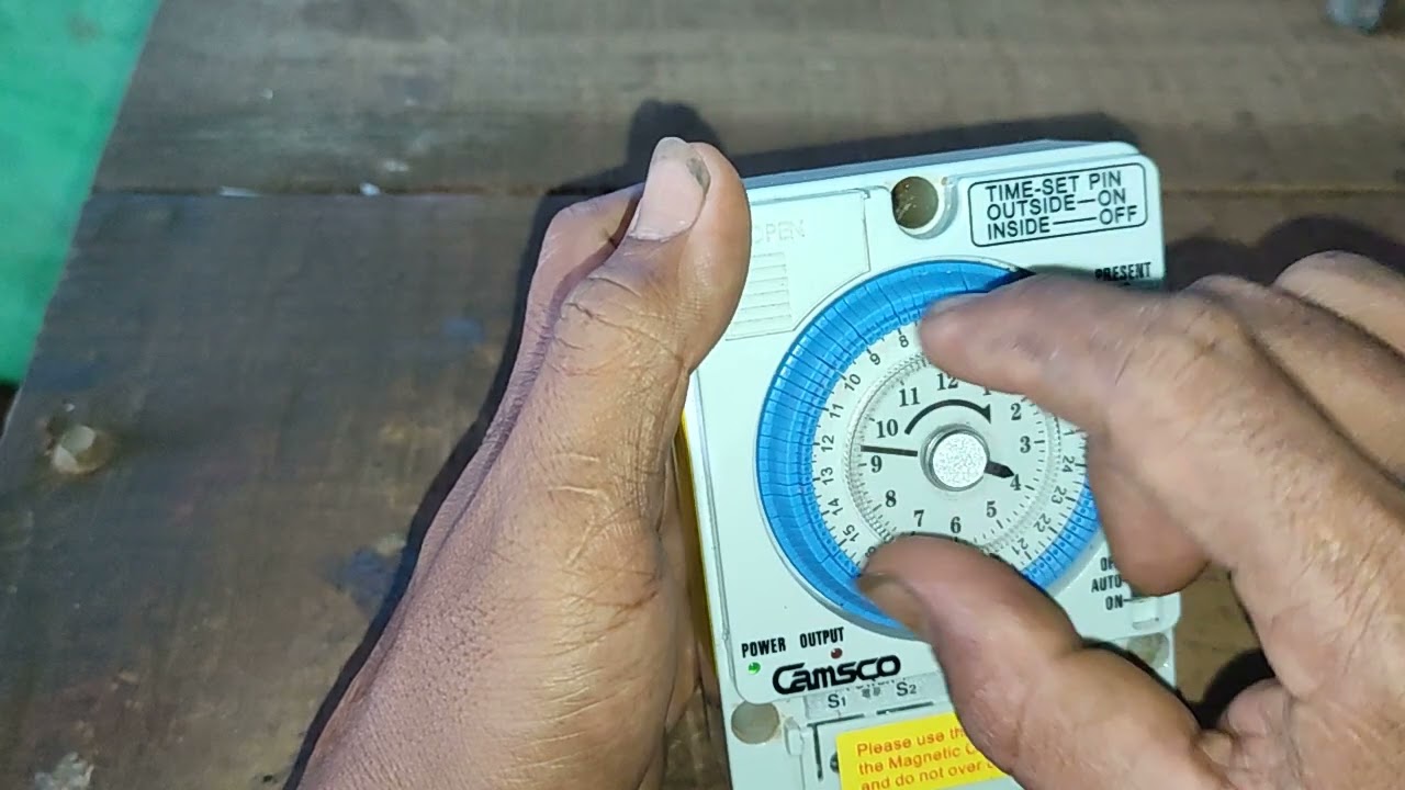 cách sử dụng đồng hồ hẹn giờ điều khiển động cơ,thanh Kim motor