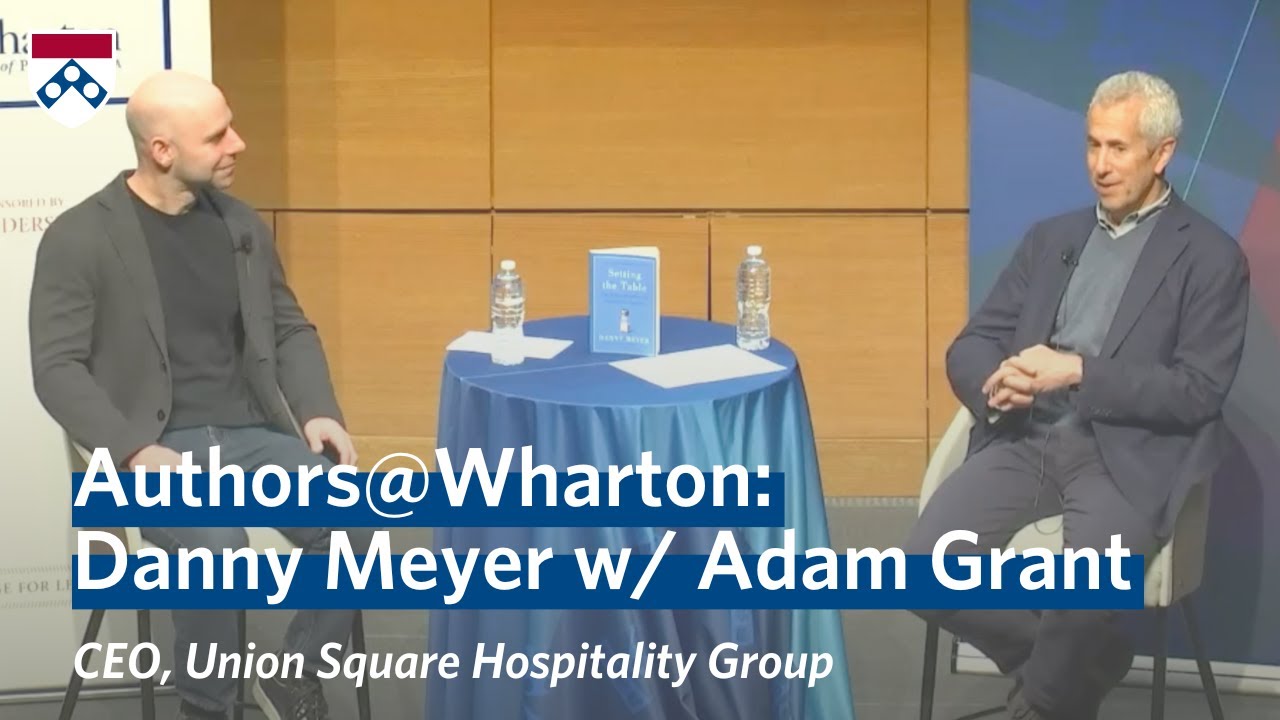 Danny Meyer Interview w/ Adam Grant on 