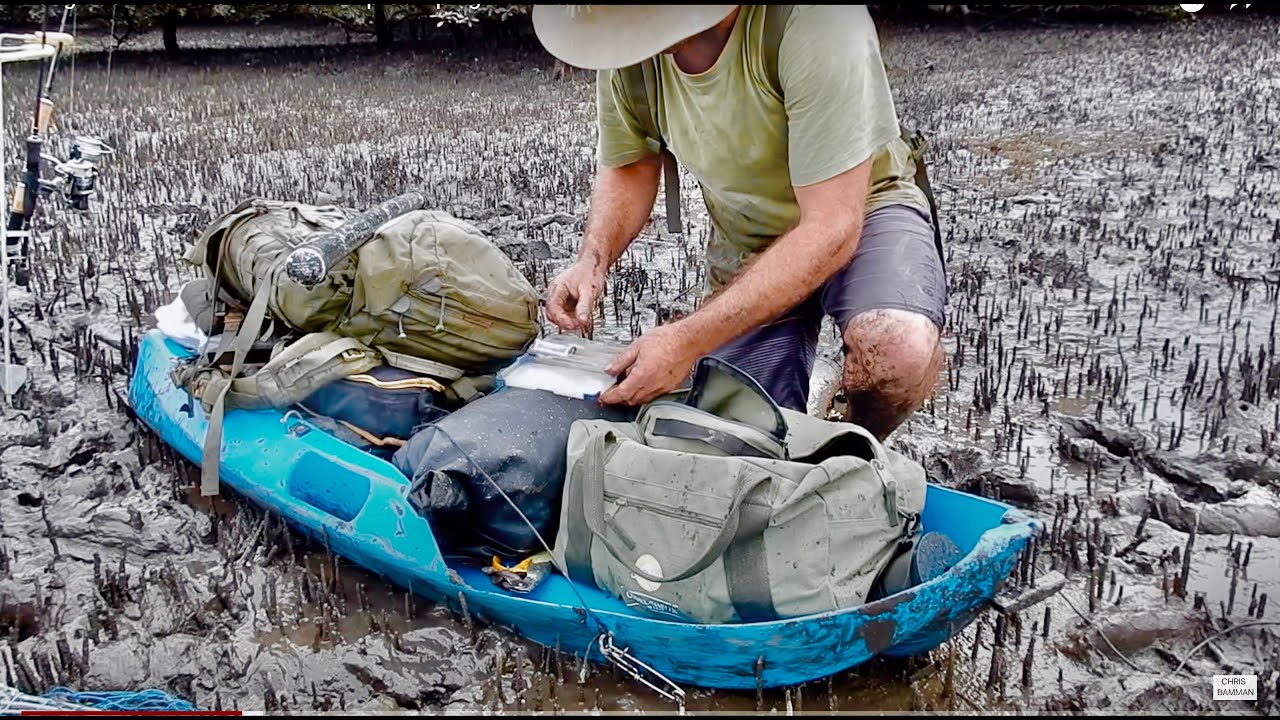 Mangrove Mud Sled.. Solo Swamp Camping Adventure..