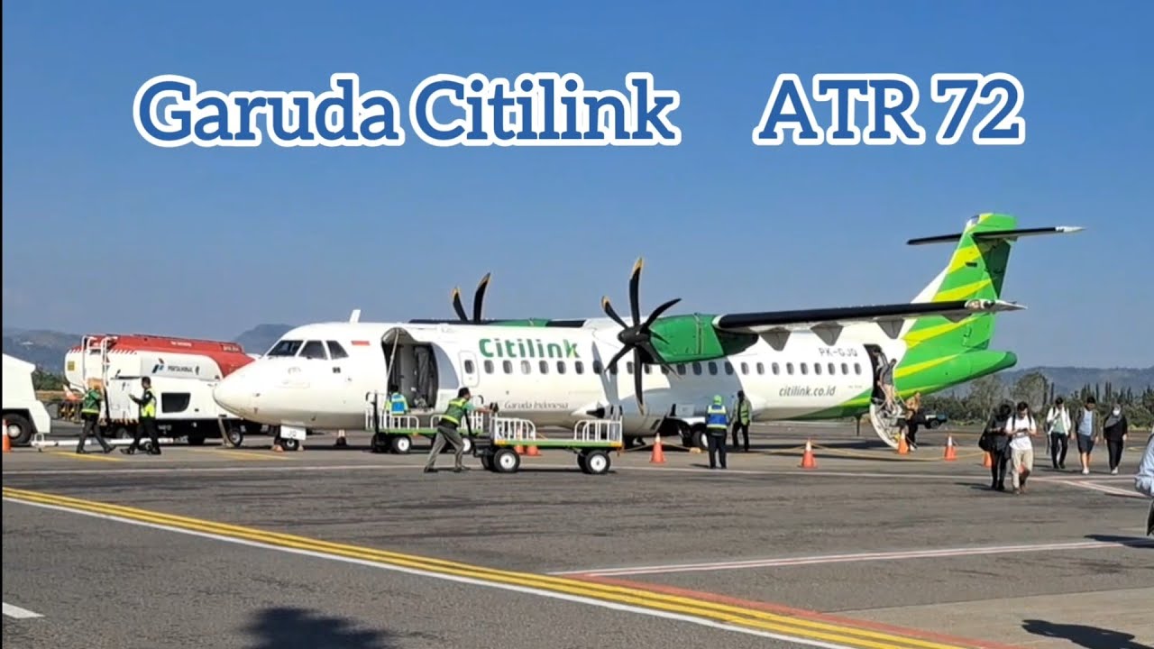 Garuda Cititink - ATR 72 Turboprop in Indonesia. This is Low Cost?!? Not Bad! itsnever2faraway!