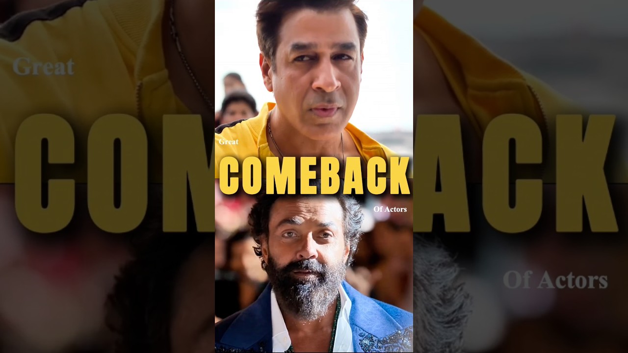 Great 😃 COMEBACK of Actors 🤫 featuring Bollywood #bollywood #rajatbedi #bobbydeol