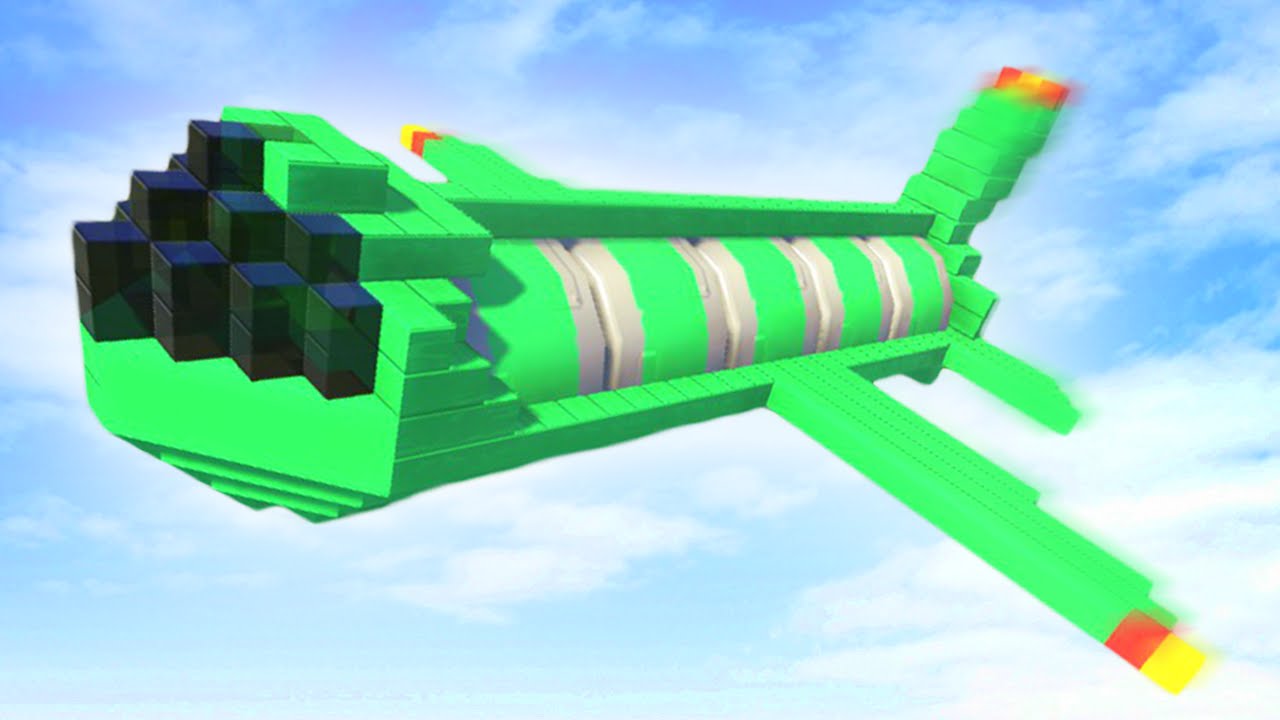 BUILD A PLANE BATTLE! (Scrap Mechanic)