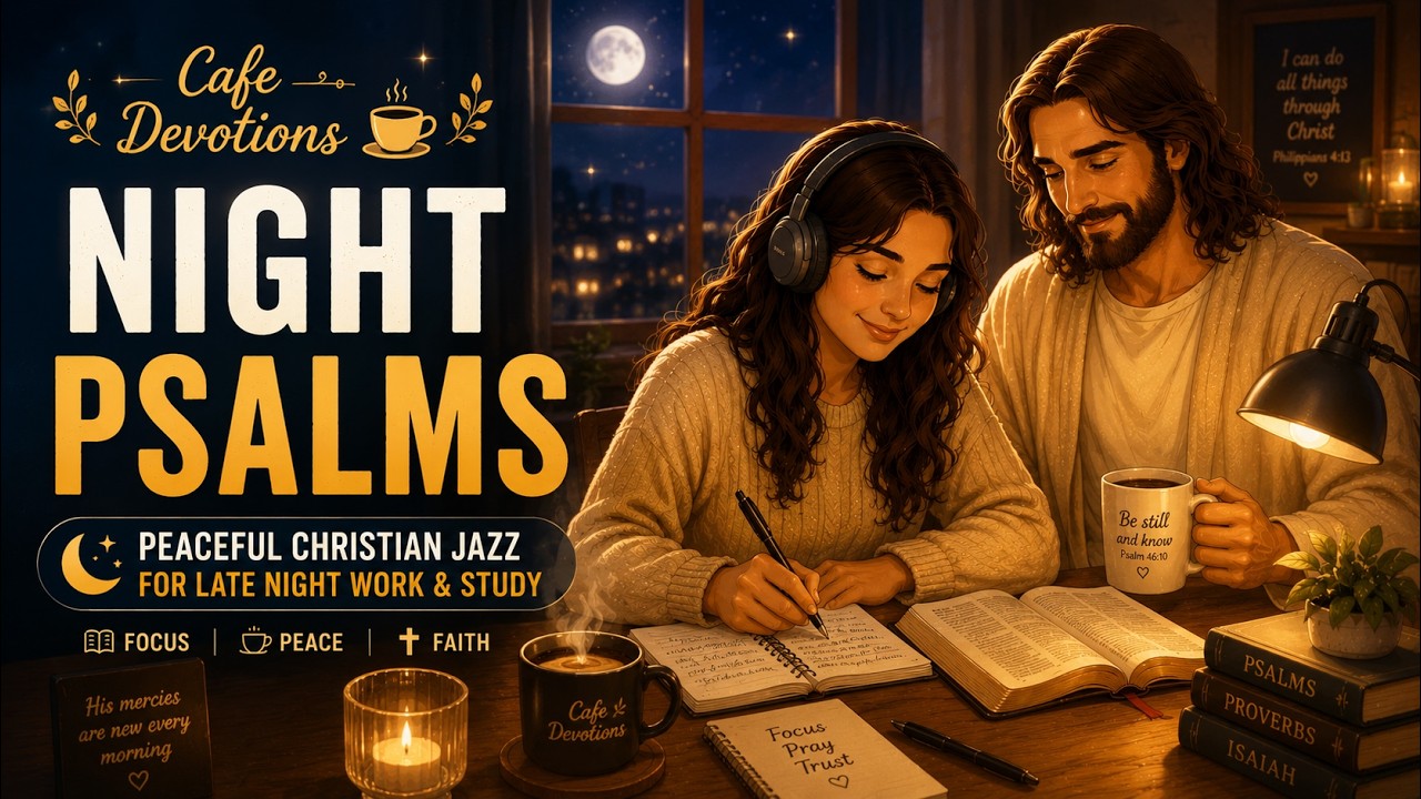 Peaceful Christian Jazz for Late Night Work & Study | Calm Focus Music