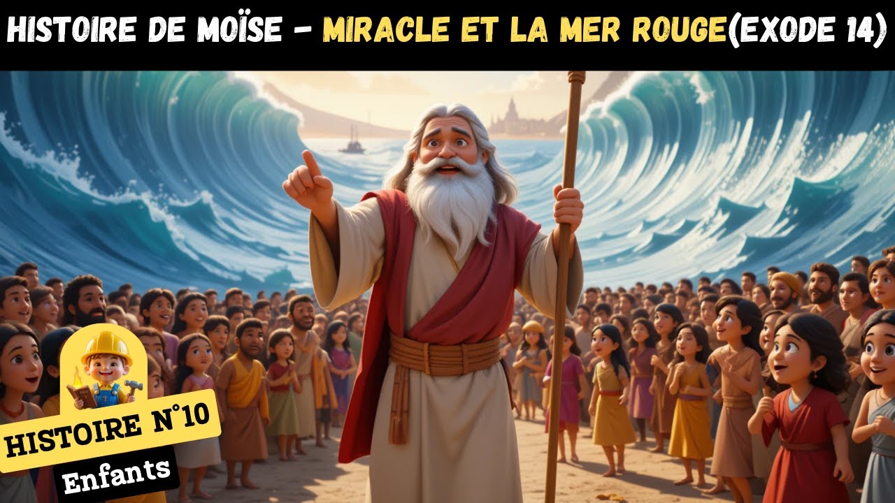 MIRACLE ! MOÏSE ET LA MER ROUGE : Quand Dieu Ouvre un Chemin Incroyable !  #moise  #merrouge