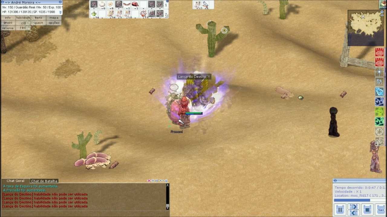 Ragnarok Online: Guardi&atilde;o Real x Freeoni @bRO Thor