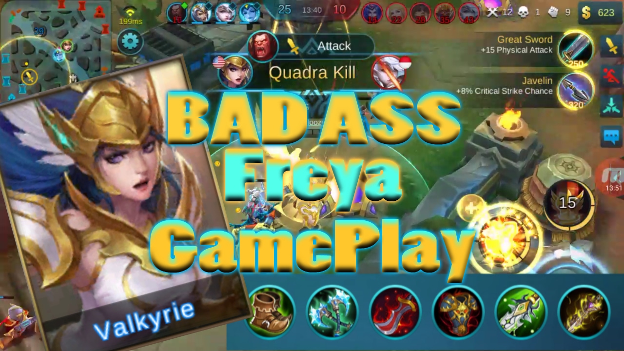 Mobile Legends | Ranked GP Freya Pentakill