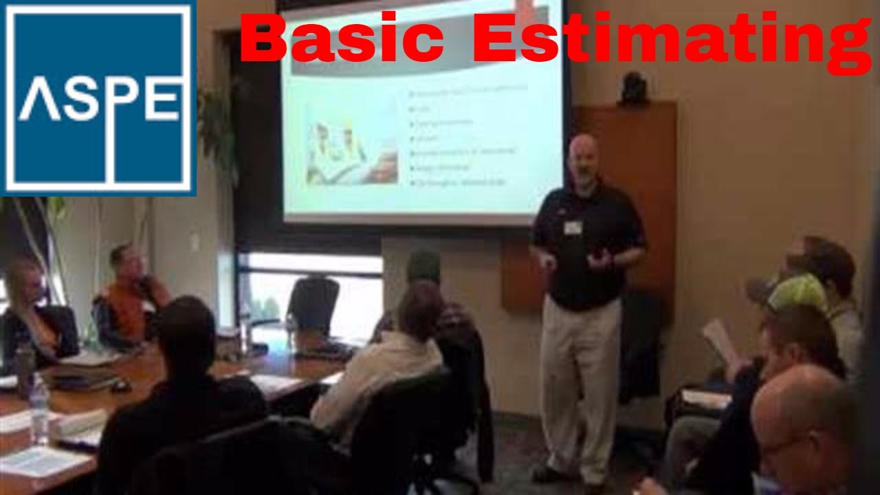 Basic Construction Cost Estimating, ASPE Chapter 32 Kansas City Estimators