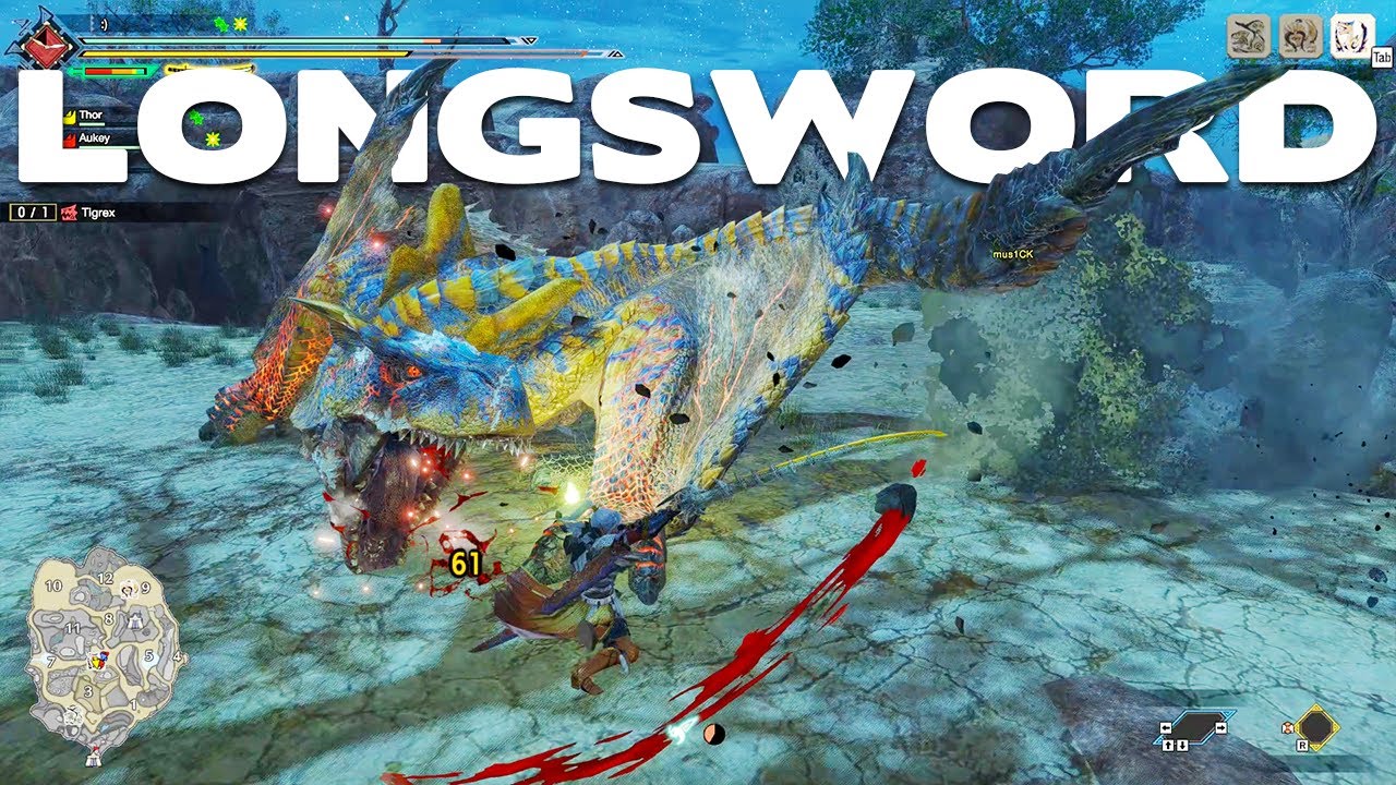 Monster Hunter Rise LongSword PC Playthrough Highlights