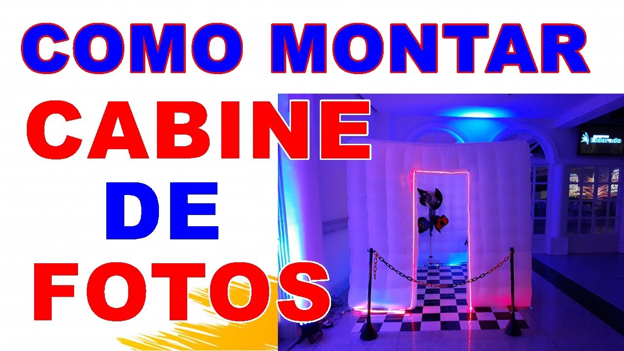 Cabine De Fotos E Totem Fotográfico Muito Prático - Como Montar Uma Cabine De Fotos.
