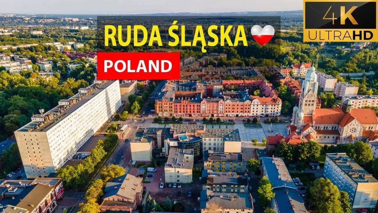 🇵🇱 Ruda Śląska z drona śląsk, Polska w 4K! Niesamowite widoki, ujęcia z drona