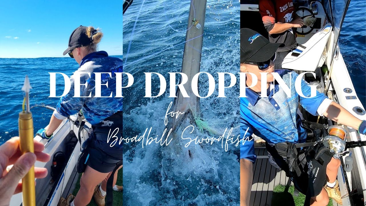 BIG fish! Deep Dropping for BROADBILL SWORDFISH. Successful Tag and Release!