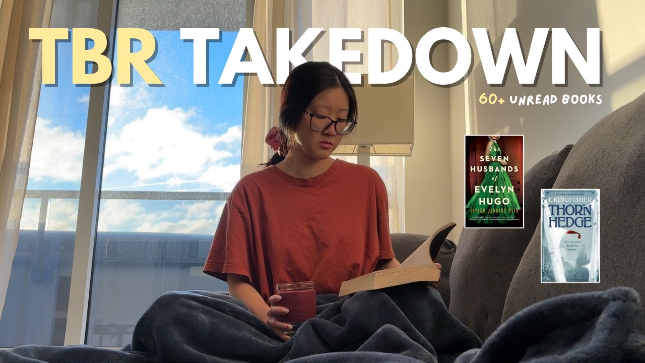 reading every book on my physical tbr 💪📚✨| tbr takedown ep. 01