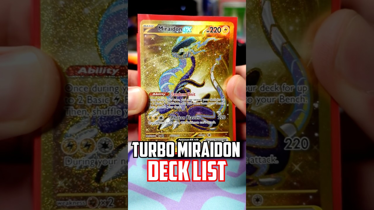 Профиль колоды TURBO Miraidon ex! (ККИ Покемон)