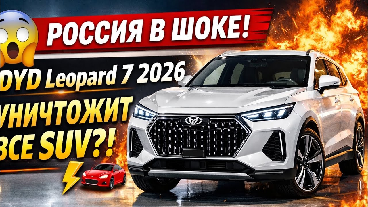😱 РОССИЯ В ШОКЕ! DYD Leopard 7 2026 УНИЧТОЖИТ ВСЕ SUV?! ⚡🚗🔥
