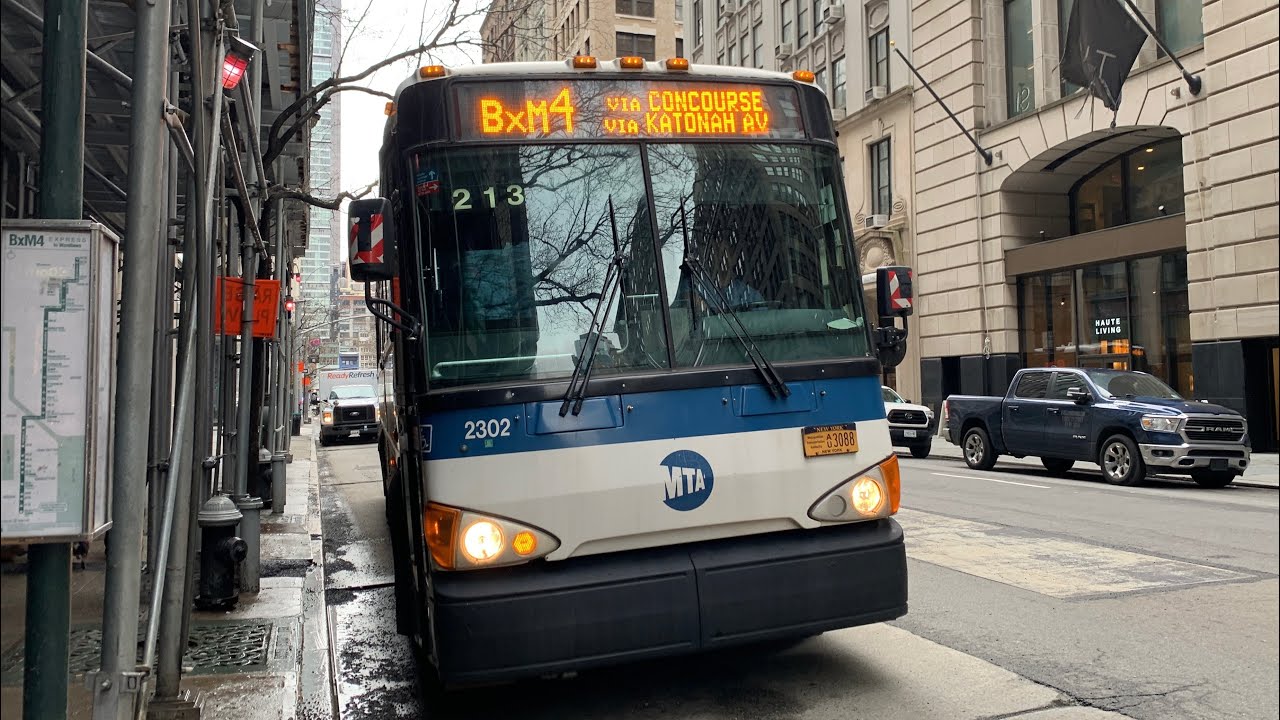 Woodlawn-242nd St Bound 2012 MCI D4500CT 2302 BxM4 Express Bus From 29th St To Woodlawn-242nd St
