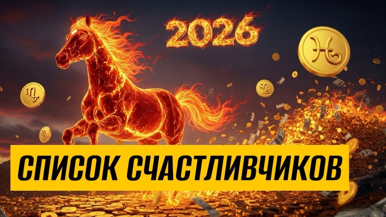 🍀Ты в списке? Кому НЕИЗБЕЖНО повезет в 2026 году?