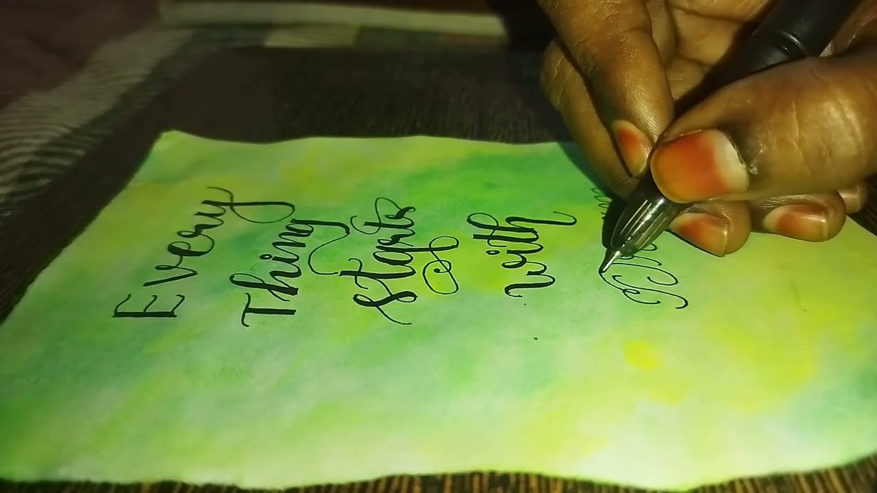 calligraphy with me🙃
