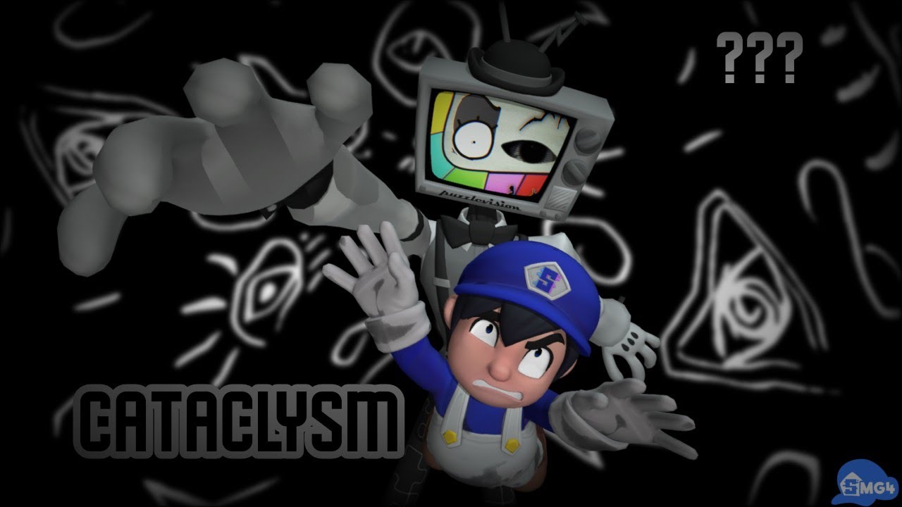 Metaclysm (Cataclysm) but SMG4 and ??? sing it | FNF Vs Gorefield V2 smg4 cover