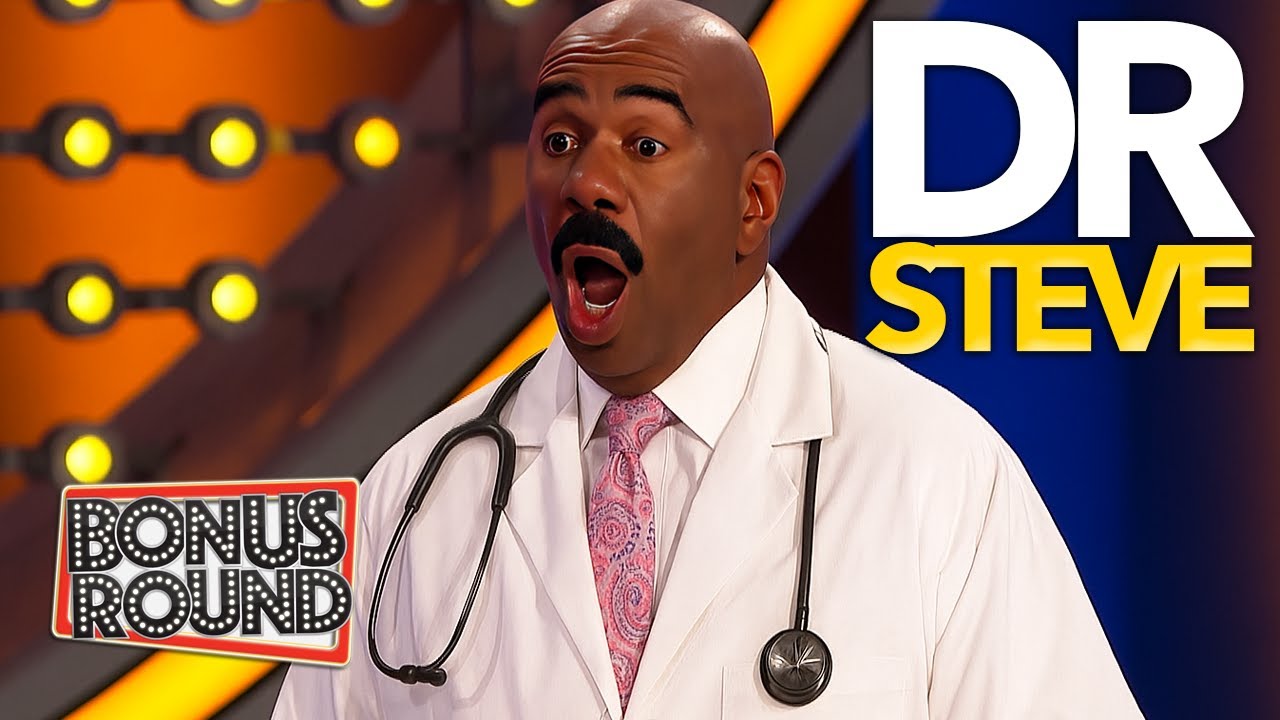 Funniest Doctor Questions on Family Feud with Steve Harvey 😂