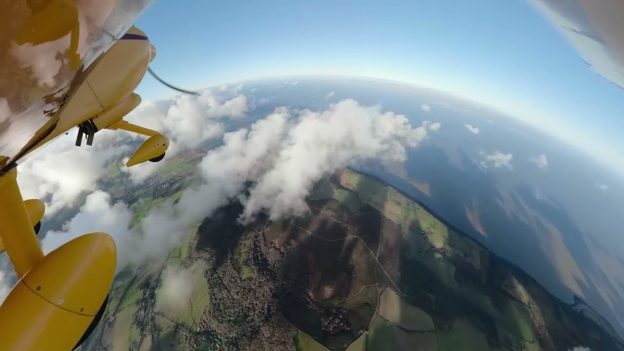 Slow TV: Winter Flight over the Bristol Channel and Brecon Beacons