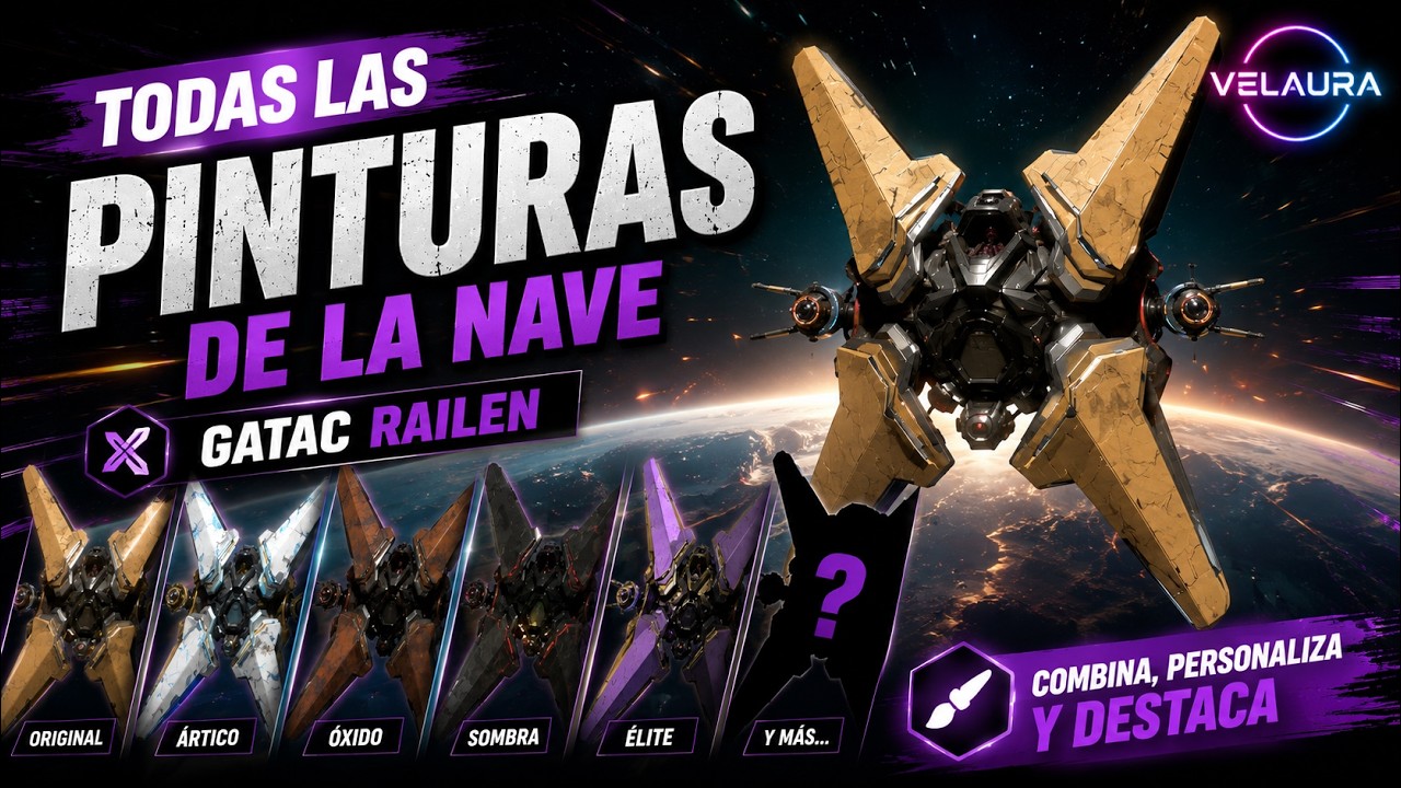 Star Citizen - GATAC RAILEN: Todas sus Pinturas