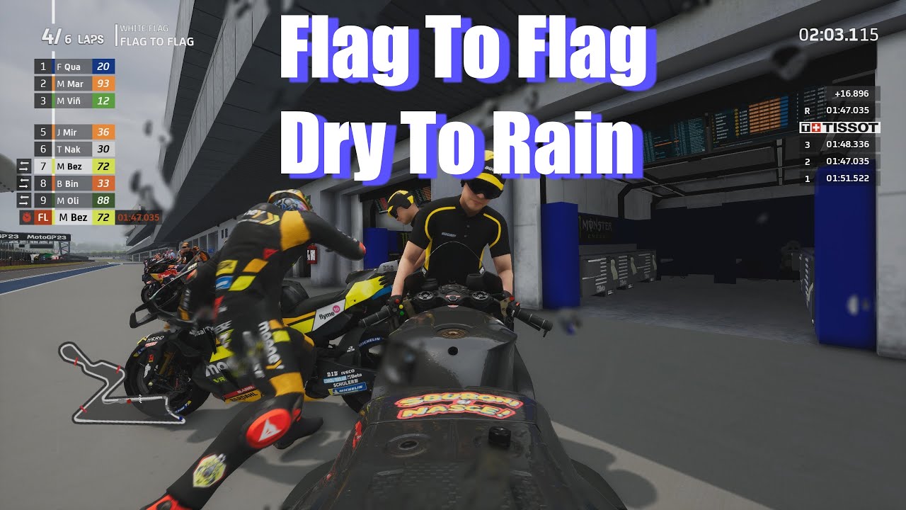 MotoGP 23 From Dry To Rain | Flag To Flag At The NEW Buddh International Circuit