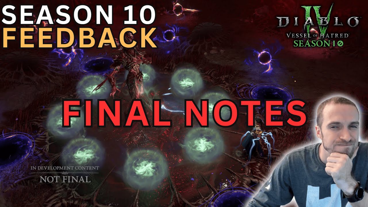 Final Thoughts on Diablo 4 Season 10 | PTR Wrap-Up & Review