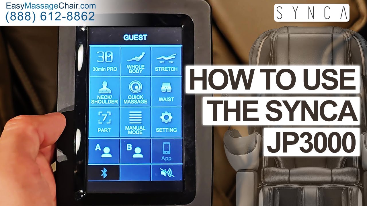 How To Use The Synca JP3000 Massage Chair