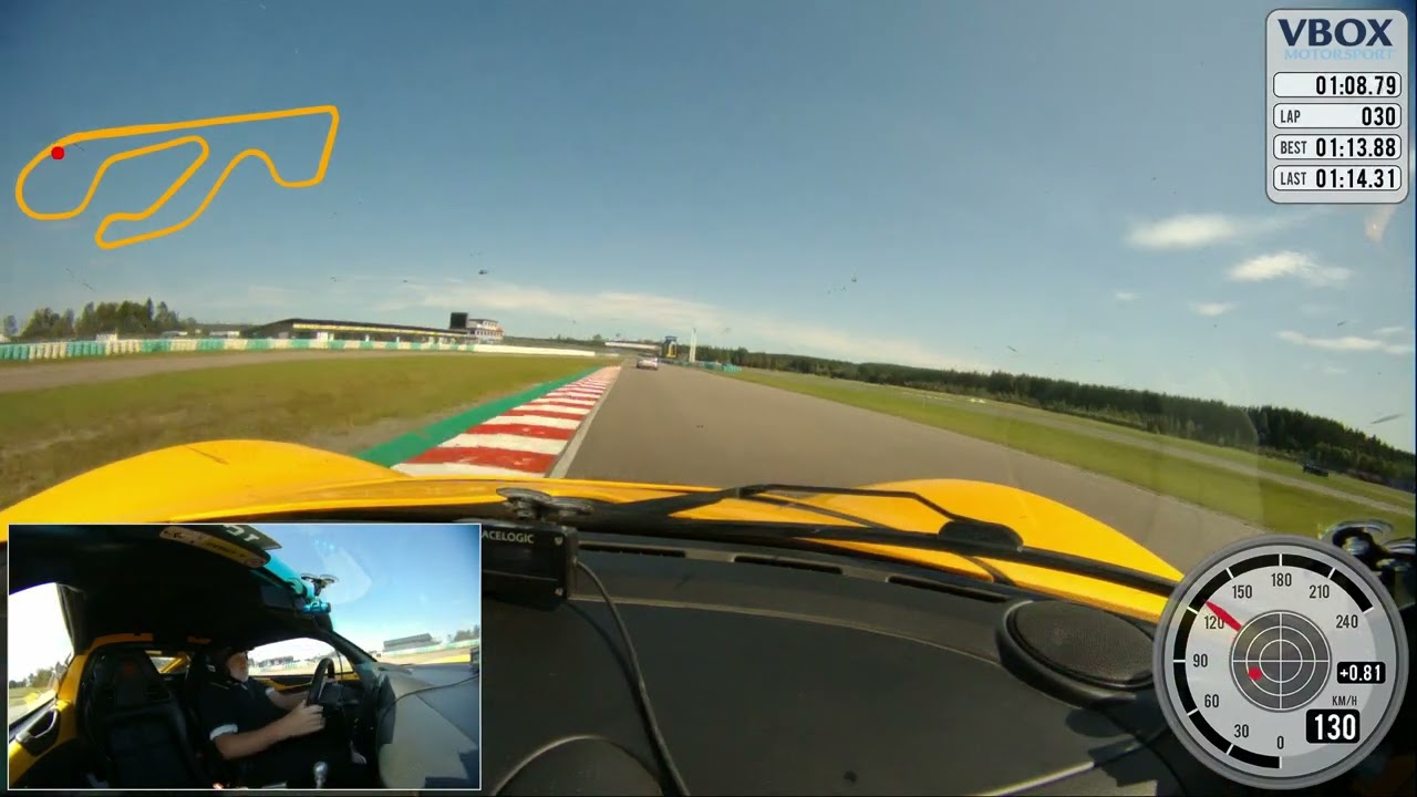 Åke och Mange drar ur Lotusen på Gelleråsen på Trackday 1 aug
