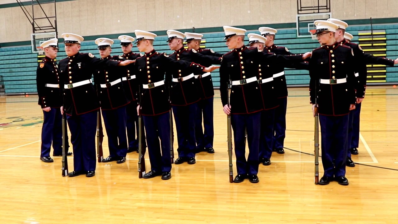 Marine Corps JROTC Color Guard & Drill Team Competition -12/3/2016
