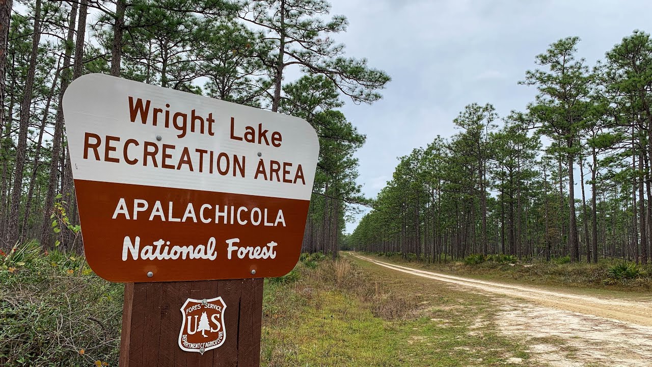 Кемпинг Wright Lake, Национальный лес Апалачикола, Флорида