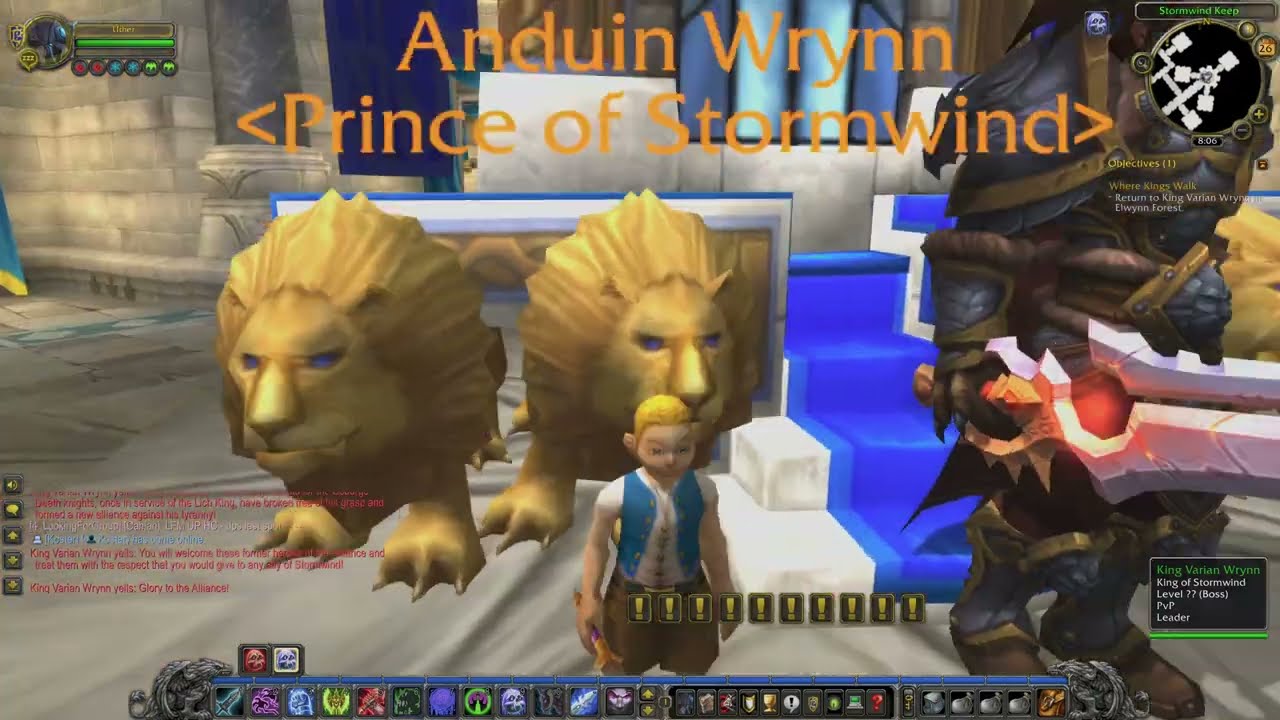 Anduin! A small boy. Ah, the olden days. 🌏 World of Warcraft Classic: WotLK 🎮 HDR 4K60 | #612