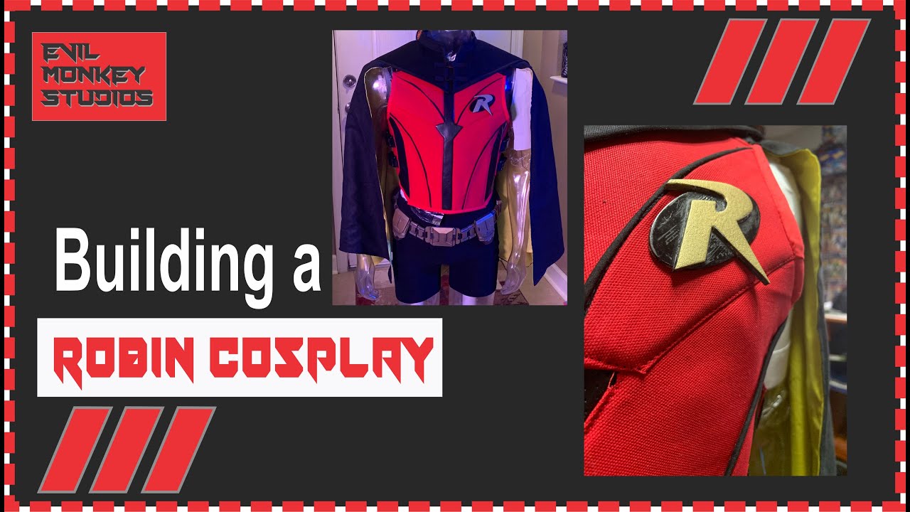 Dc Robin Cosplay tutorial build (vest build)