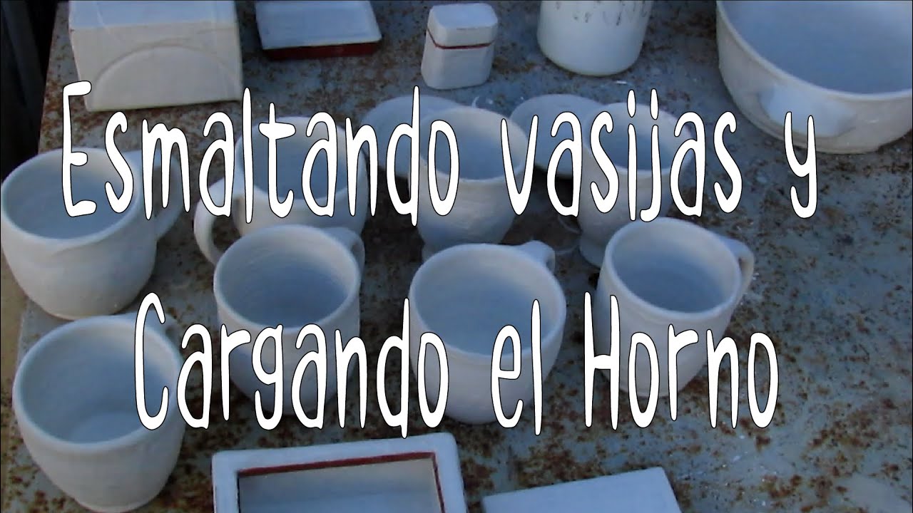 Esmaltando vasijas y cargando el horno tambor | Taller el Vacio