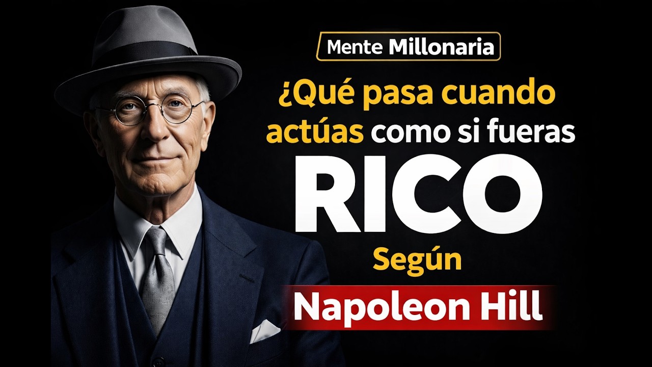 ¿Qué pasa cuando actúas como si fueras rico Según Napoleon Hill | Mente Millonaria