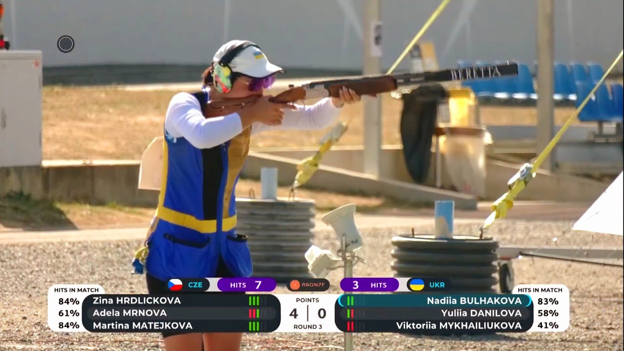 Чемпіонат Європи 2025, Trap Trio Women, бронзовий матч Châteauroux, France