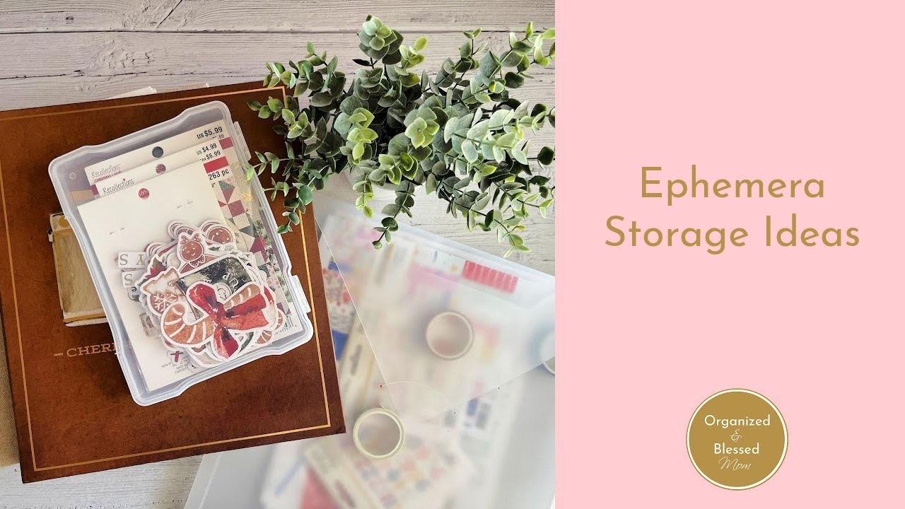 Ephemera Storage Ideas | My Favorite Ways to Store Paper Ephemera