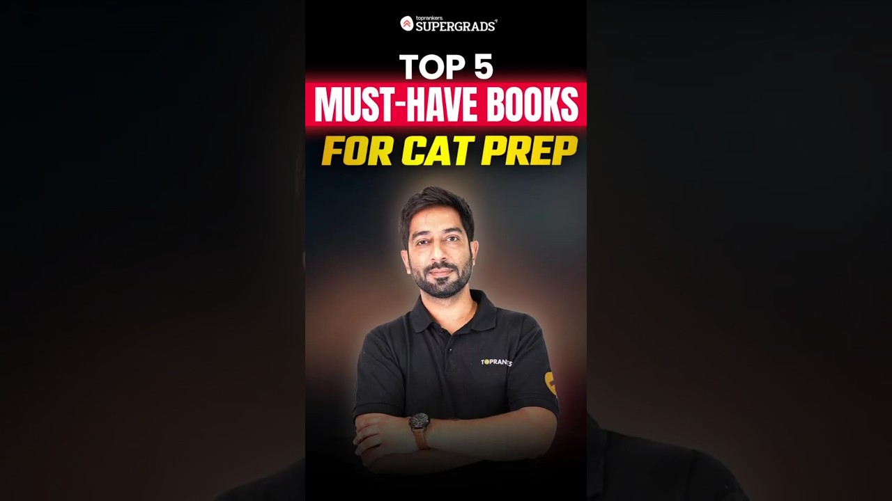 Preparing for CAT Exam? 🤔| Top 5 Must-Have Books for CAT Aspirants 📚| Don't Miss These ⚠️| #shorts