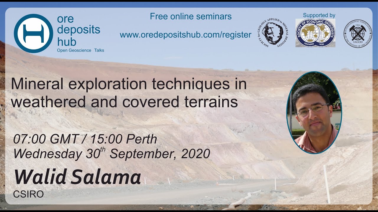 ODH050: Mineral exploration techniques in weathered and covered terrains – Walid Salama