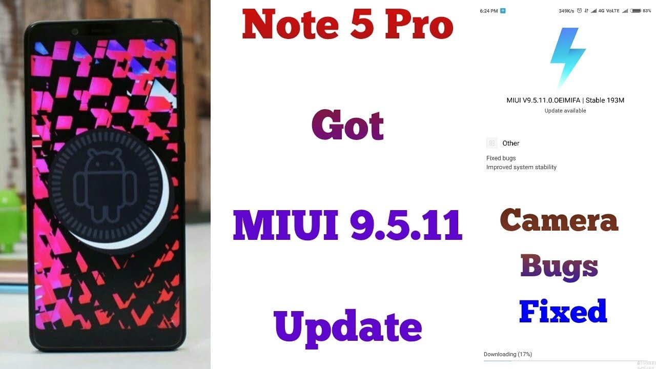 Redmi Note 5 Pro Got MIUI 9.5.11.0 Update I NOTE 5 PRO Camera Bugs Fixed