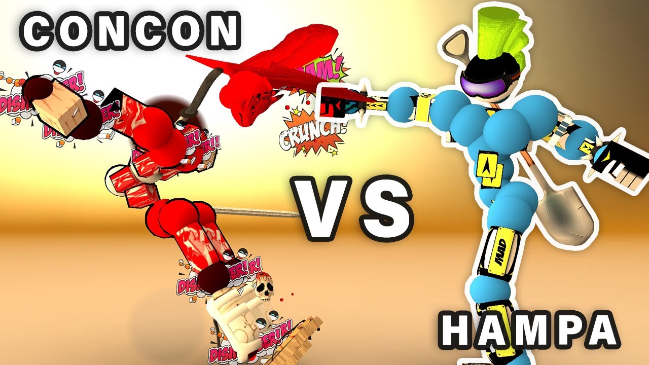 Battle Against the GAME DEVELOPER | ConCon VS Hampa
