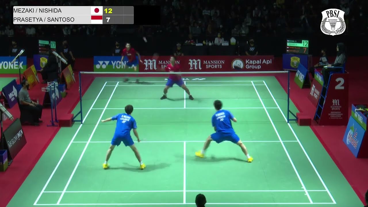 MEZAKI/NISHIDA (JPN) vs ALFIAN /SANTOSO (INA) MANSION SPORTS Indonesia International Challenge 2022